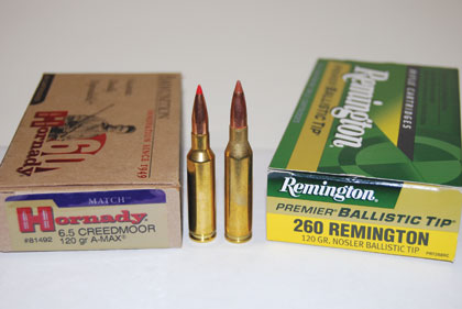 6.5 Creedmoor Ammo vs .260 Remington Ammo